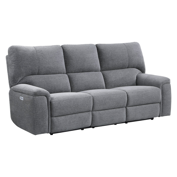 Dickinson Power Double Reclining Sofa with Power Headrests