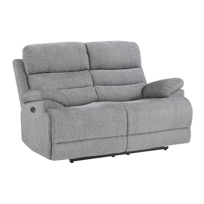 Sherbrook Power Double Reclining Love Seat with Power Headrests and USB Ports
