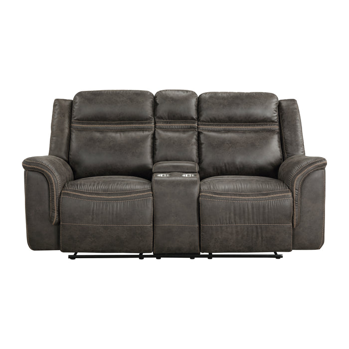 Boise Double Reclining Love Seat with Center Console