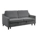 Adelia Convertible Studio Sofa with Pull-out Bed