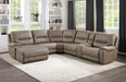 LeGrande (6)6-Piece Modular Power Reclining Sectional with Power Headrests and Left Chaise