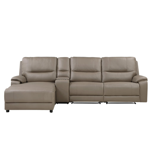 LeGrande (4)4-Piece Modular Power Reclining Sectional with Power Headrest and Left Chaise