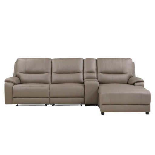 LeGrande (4)4-Piece Modular Power Reclining Sectional with Power Headrest and Right Chaise