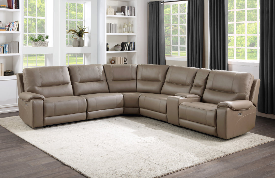 LeGrande (6)6-Piece Modular Power Reclining Sectional with Power Headrests