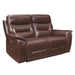 Armando Power Double Reclining Love Seat with Power Headrests and USB Ports