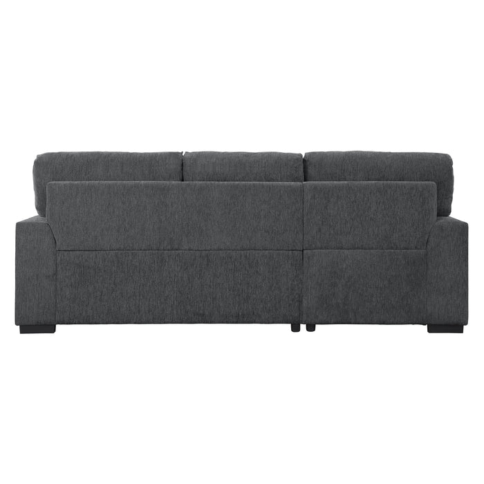 Morelia (2)2-Piece Sectional with Pull-out Bed and Left Chaise with Hidden Storage