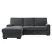 Morelia (2)2-Piece Sectional with Pull-out Bed and Left Chaise with Hidden Storage