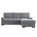 Morelia (2)2-Piece Sectional with Pull-out Bed and Right Chaise with Hidden Storage