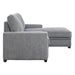 Morelia (2)2-Piece Sectional with Pull-out Bed and Right Chaise with Hidden Storage