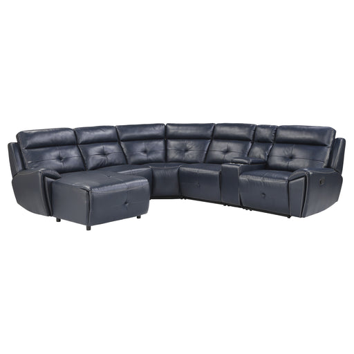 Avenue (6)6-Piece Modular Reclining Sectional with Left Chaise