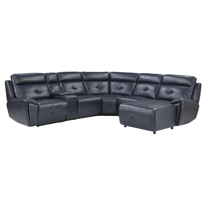 Avenue (6)6-Piece Modular Reclining Sectional with Right Chaise