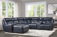 Avenue (6)6-Piece Modular Reclining Sectional with Left Chaise