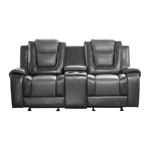 Briscoe Double Glider Reclining Love Seat with Center Console