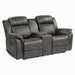 Centeroak Double Reclining Love Seat with Center Console