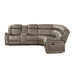 Centeroak (3)3-Piece Reclining Sectional with Left Console