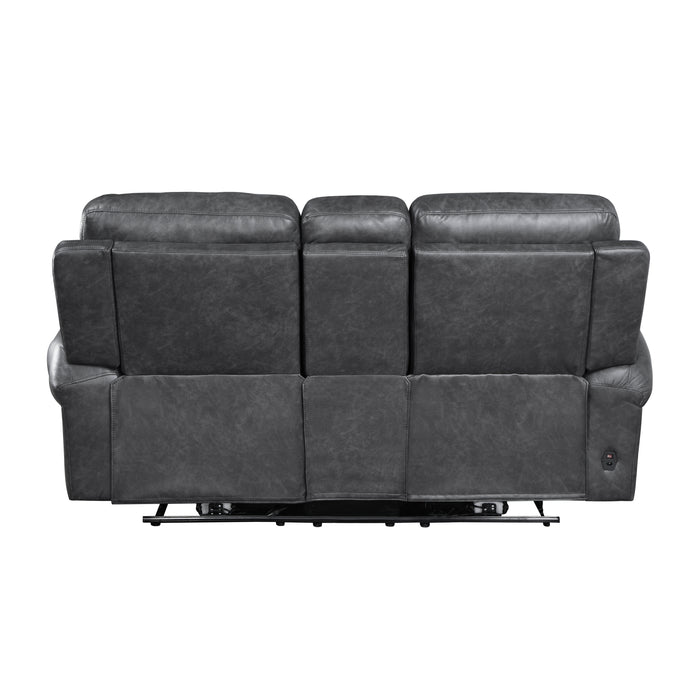 Granville Power Double Reclining Love Seat with Center Console