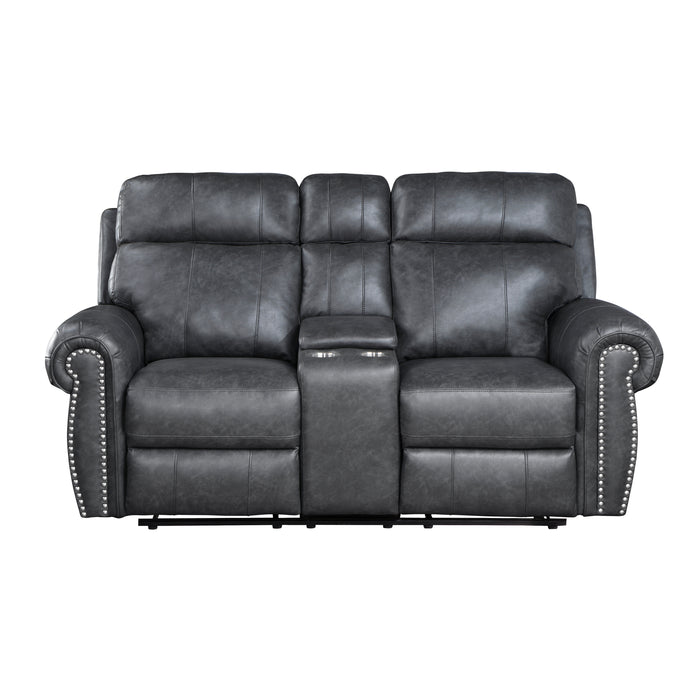 Granville Double Reclining Love Seat with Center Console