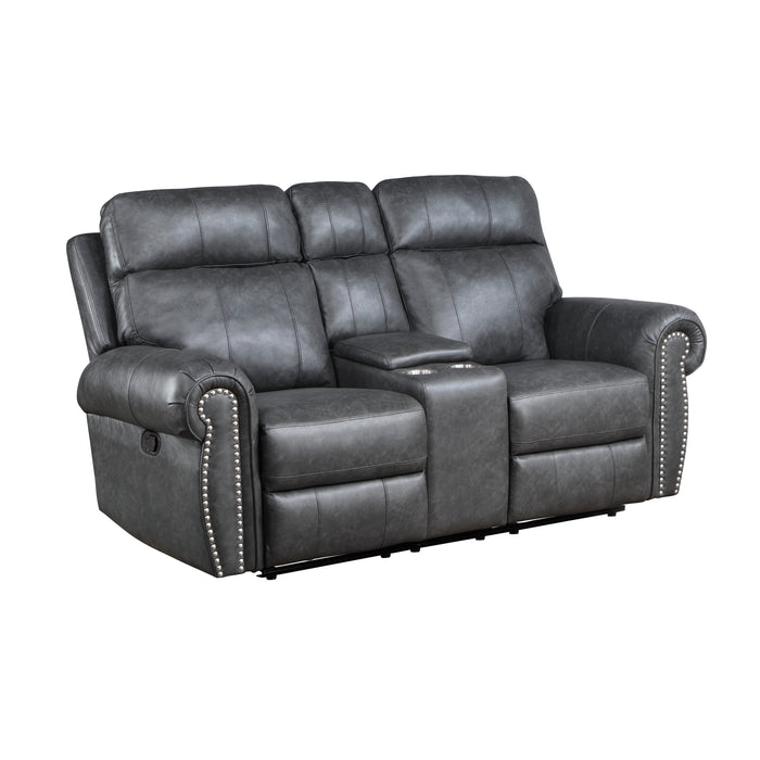 Granville Double Reclining Love Seat with Center Console