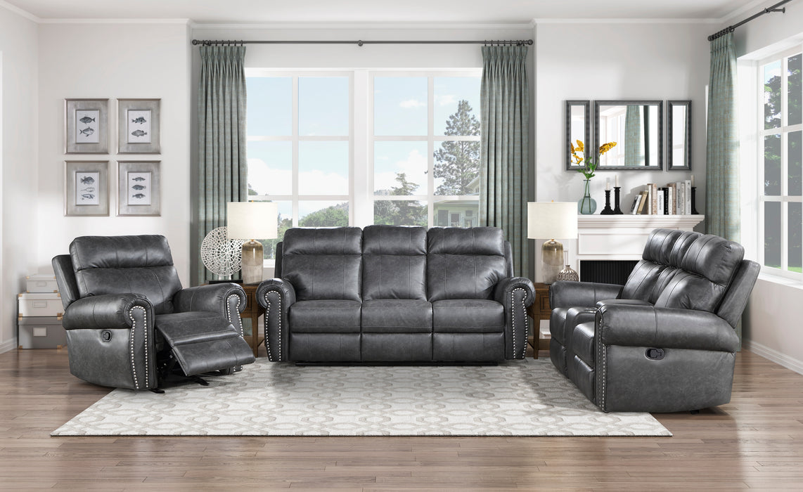 Granville Double Reclining Love Seat with Center Console