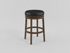 Westby Round Swivel Counter Height Stool, Red