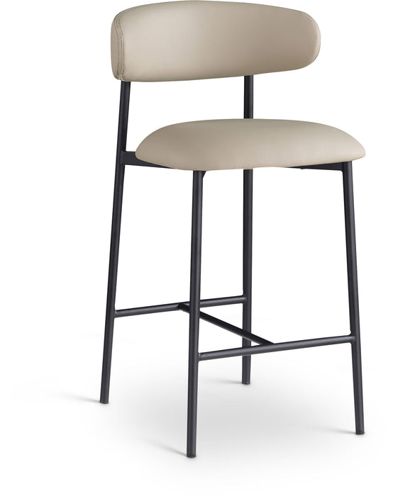 Lupita Vegan Leather Upholstered Counter Stool