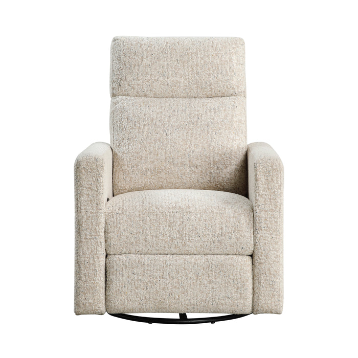 Olathe Swivel Glider Reclining Chair - Beige