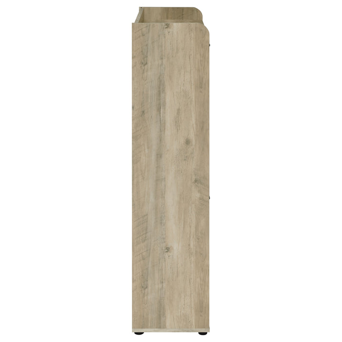 Denia 3-tier Engineered Wood Shoe Cabinet Grey