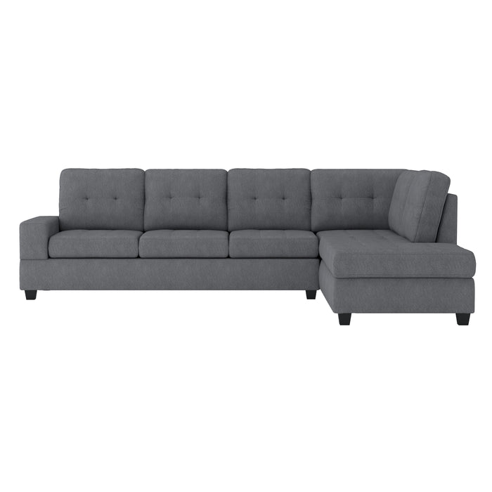 Maston (2)2-Piece Reversible Sectional with Drop-Down Cup Holders