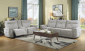 Tesoro (3)Power Double Reclining Sofa with Power Headrests