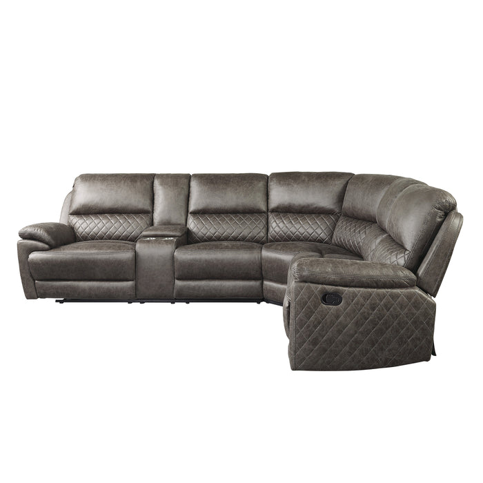 Knoxville (3)3-Piece Reclining Sectional with Left Console