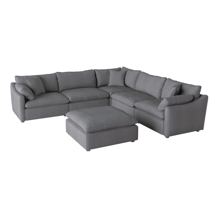 Howerton (6)6-Piece Modular Sectional with Ottoman