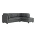 Dasha (3)3-Piece Sectional with Ottoman