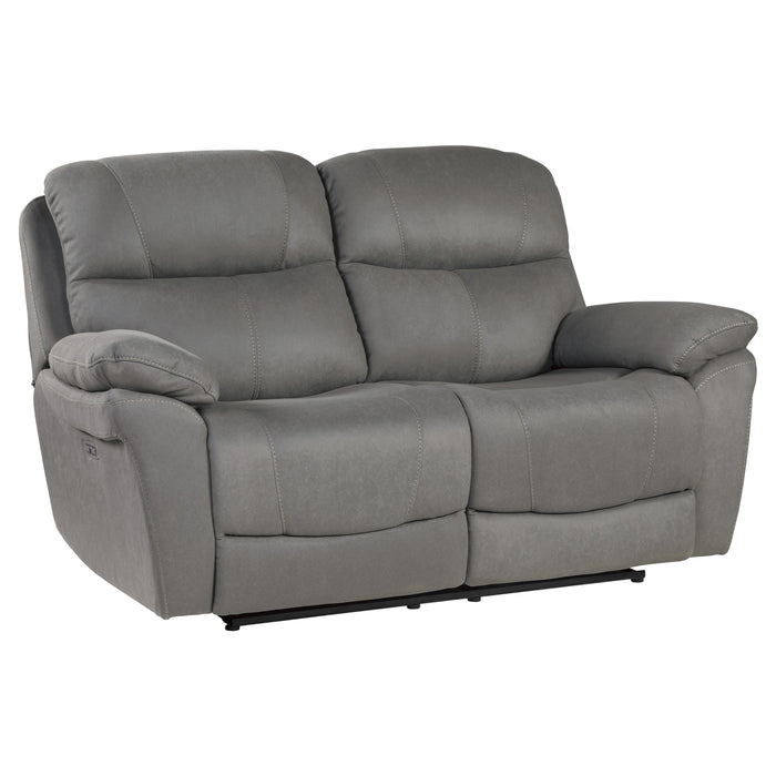 Longvale Power Double Reclining Love Seat with Power Headrests