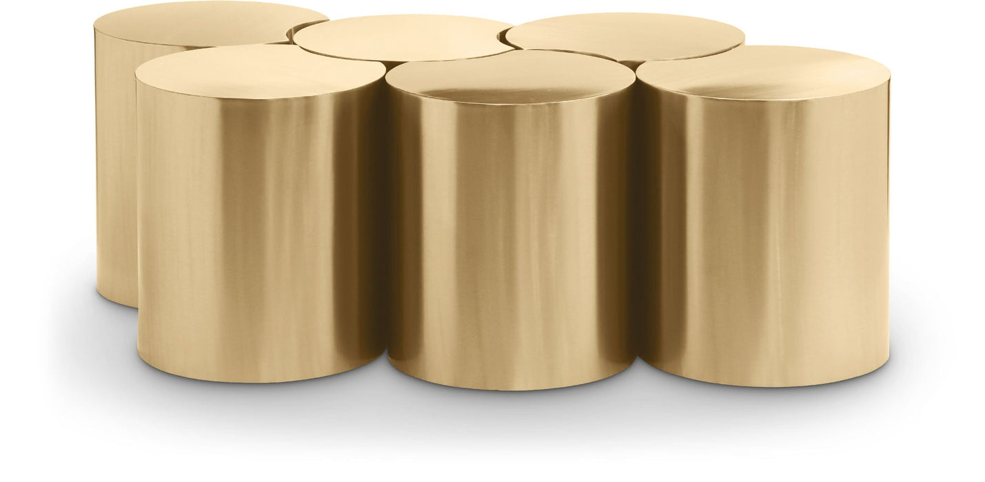 Dimple Iron Nesting 6pc. Modular Coffee Table