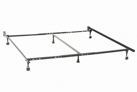 Estructura de cama Kerns Queen, Eastern King o California King, negra