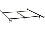 Armazón de cama Esme California King negro (cabecero y pie de cama)