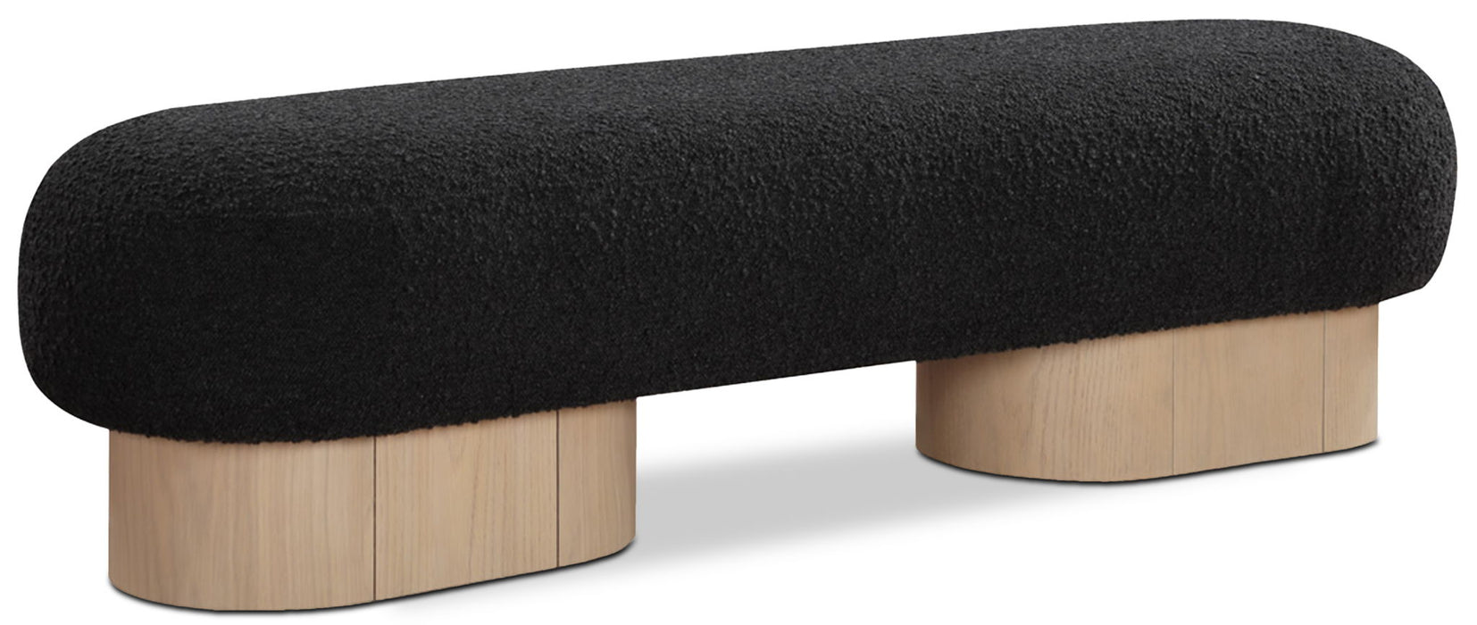 Robertson Boucle Fabric Upholstered Bench