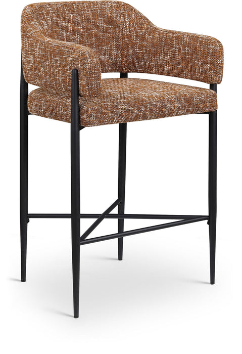 Dame Fabric Upholstered Counter Stool