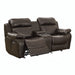 Marille Double Glider Reclining Love Seat with Center Console