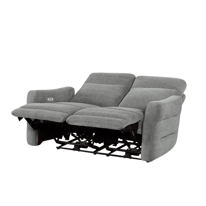 Edition Power Double Lay Flat Reclining Love Seat with Power Headrests and USB Ports
