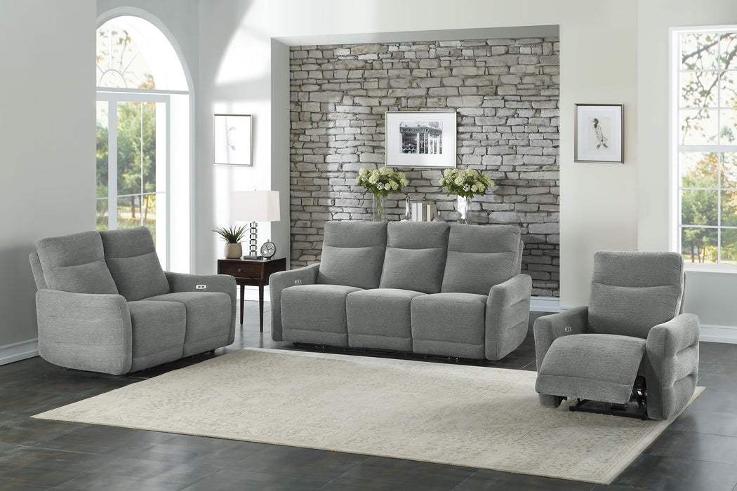 Edition Power Double Lay Flat Reclining Sofa with Power Headrests and USB Ports