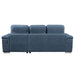 Alfio (2)2-Piece Sectional with Adjustable Headrests, Pull-out Bed and Right Chaise with Hidden Storage