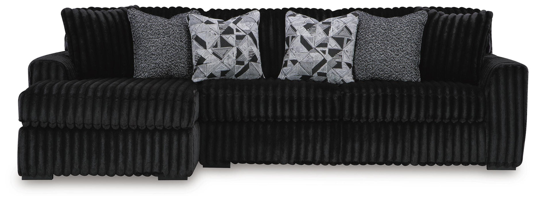 Midnight-Madness 2-Piece Sectional Sofa with Chaise