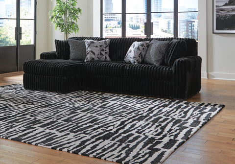 Sofá Seccional de 2 Piezas Midnight-Madness con Chaise