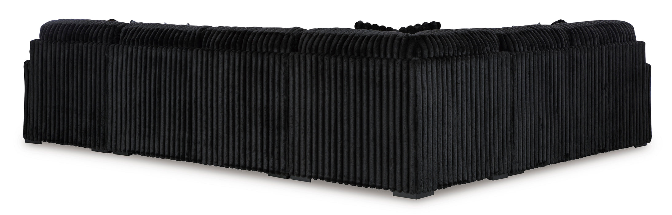 Midnight-Madness 4-Piece Sectional with Chaise