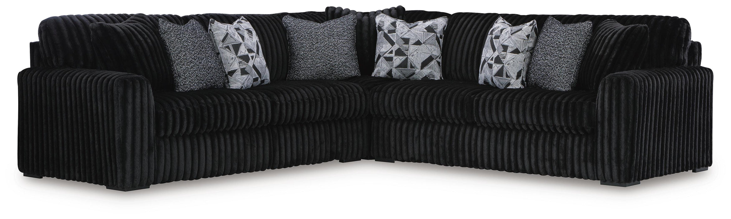 Midnight-Madness 3-Piece Sectional