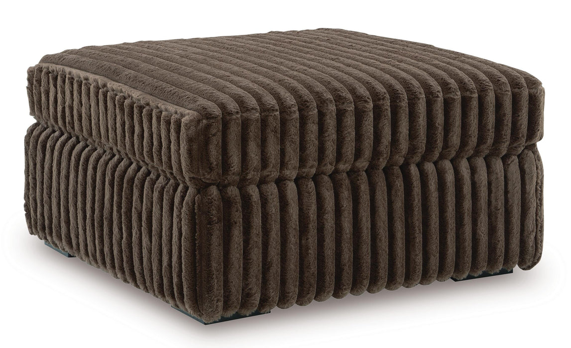 Midnight-Madness Oversized Accent Ottoman