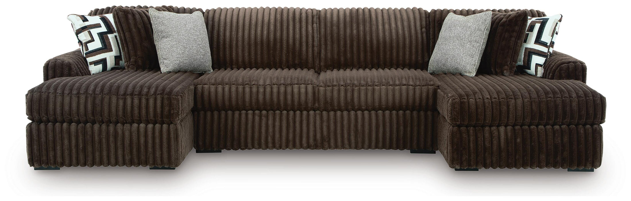 Midnight-Madness 3-Piece Sectional with Chaise