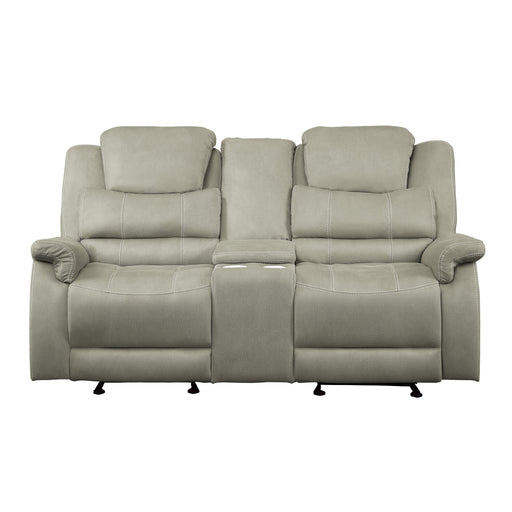 Shola Double Glider Reclining Love Seat with Center Console