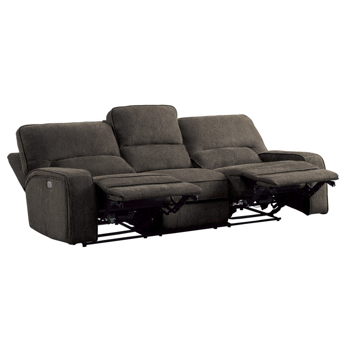 Borneo Power Double Reclining Sofa with Power Headrests and USB Ports